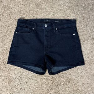 Banana Republic Stretch Dark Denim Mid Rise Jean Shorts